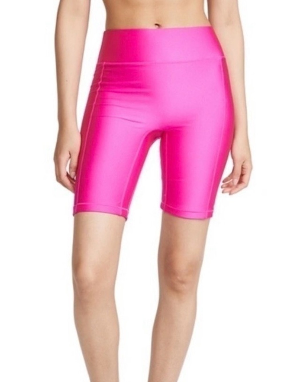 All Access by Bandier Center Stage Biker Shorts Influencer Pink – Small